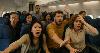 ЧП в аэропорту Актау: пассажирка с младенцем сообщила о бомбе на борту