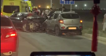 Тройное ДТП произошло на дороге в пригороде Актау