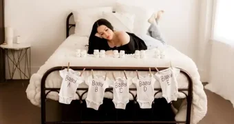 Четверняшка родила пятерняшек