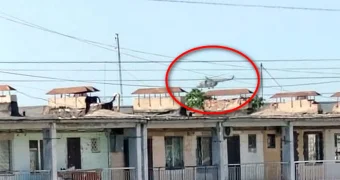 Вертолеты у побережья Актау встревожили горожан
