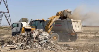 Из космоса все видно: в Актау начались работы по ликвидации незаконных свалок