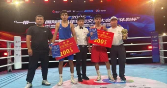 Боксер из Мангистау завоевал «серебро» на международном турнире в Китае