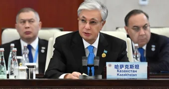 Токаев выступил на саммите ШОС в Китае