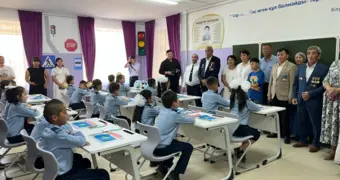 Кадетский класс открыли в одной из школ Мангистау