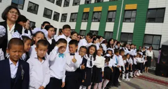 В селе Шетпе открылась новая школа на 600 мест