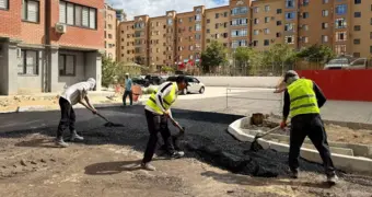 Что сделано: в 16 микрорайоне Актау продолжается строительство дорог