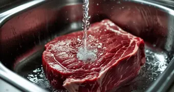 Почему нельзя мыть сырое мясо перед готовкой