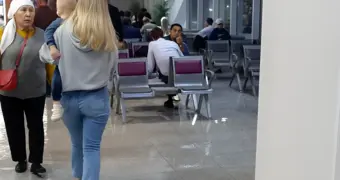 Ливень в Актау затопил аэропорт и новый спортивный комплекс