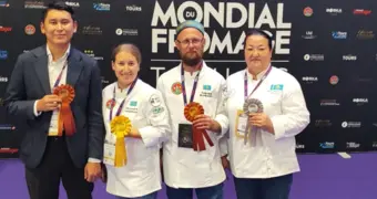 Мангистауские сыровары завоевали три медали на чемпионате во Франции