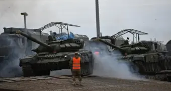 Марш на тысячи километров совершают военнослужащие на крупных учениях в Мангистау