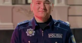 Полицейский по имени Путин: в Мангистау служит тёзка российского президента