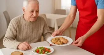 В Актау одиноких пенсионеров кормят бесплатными горячими обедами