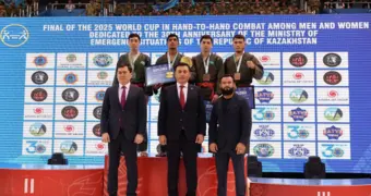 Гвардеец из Актау завоевал бронзу на Кубке мира по рукопашному бою