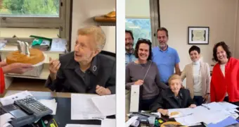 В 105 лет работать — норма: Летиция Галли отметила день рождения на фабрике и на пенсию не собирается