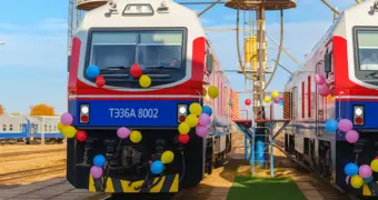 Новые китайские тепловозы пополнили депо в Мангистау