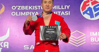 Известный тренер из Актау завоевал «серебро» ЧМ по самбо