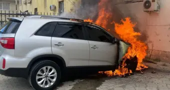 Что делать при возгорании автомобиля: рекомендации спасателей из Актау