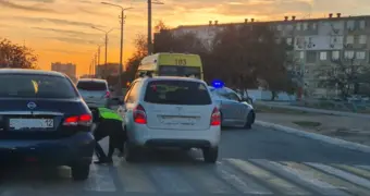 Ребенка сбили на пешеходном переходе в Актау