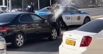 В Актау лишенный прав водитель сел за руль и остался без своего «Лексуса»