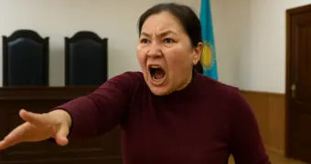 Жанаозенка получила штраф за маты в здании суда