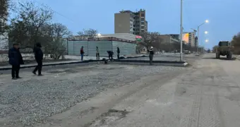 В одном из микрорайонов Актау временно ограничат движение транспорта