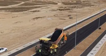 Новые дороги строят в 36 микрорайоне Актау