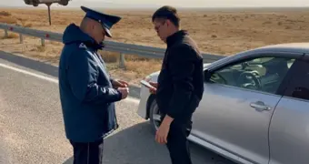 На республиканских дорогах в Мангистау усилили меры безопасности