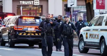 У Белого дома произошла стрельба: два нацгвардейца в критическом состоянии