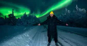 «Ничего подобного я не видел»: актёра Андрея Мерзликина повергло в шок северное сияние в Мурманской области