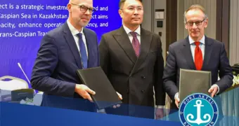 Порт Актау получил 45 млн евро на модернизацию