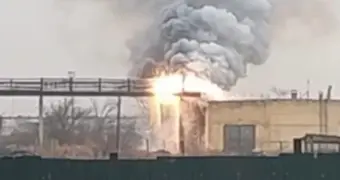 Авария на электрической подстанции попала на ВИДЕО в пригороде Актау