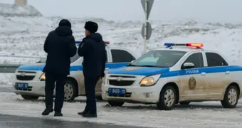 Участок трассы закрыли для проезда в Мангистау