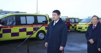 Служба скорой помощи Мангистауской области пополнилась 32 новыми автомобилями