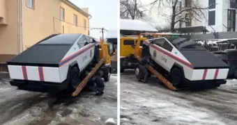 Неожиданная находка: Tesla Cybertruck замечен в автопарке МЧС Казахстана
