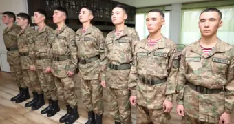 Уникальный случай: в Нацгвардии Казахстана одновременно служат четыре пары братьев-близнецов