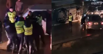 Пьяный водитель устроил погром на придомовой парковке в Актау (видео)