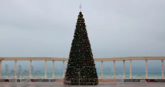 Как украсили Актау к Новому году: 80 млн тенге из бюджета VS критика жителей