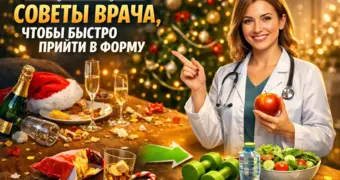 Новогодние последствия: советы врача из Актау, как быстро прийти в форму