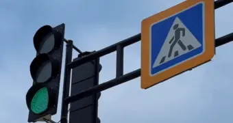 На одной из дорог Актау появился новый светофор