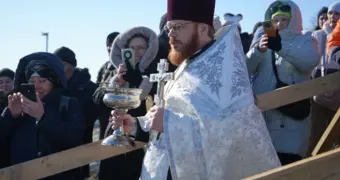 Мороз не помеха: как в Актау прошли Крещенские купания