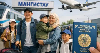 Сколько этнических казахов переехало жить в Мангистау