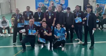 В Мангистау прошёл турнир по волейболу сидя в память о легенде казахстанского спорта