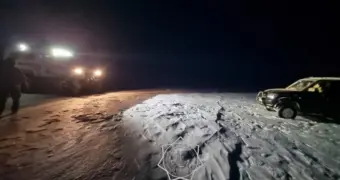 Застряли в снежном заносе: как искали пропавших мужчин в Мангистау