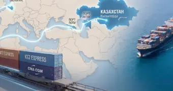 Рис из Казахстана отправлен в Бельгию через Каспийское и Чёрное моря