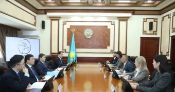 Нурдаулет Килыбай встретился с представителем UNICEF в Казахстане