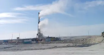 Выброс газа на Северо-Восточном Каратуруне: как проходит ликвидация последствий ЧС