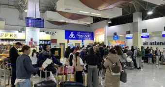 В Актау с Ближнего Востока прибыла очередная группа казахстанцев