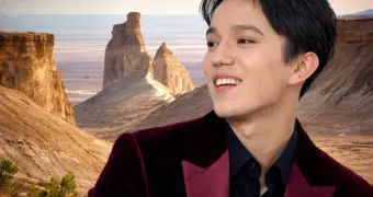 Димаш Кудайберген показал красоту Мангистау на международном шоу