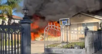 В Лос-Анджелесе сгорел дом казахстанского боксера