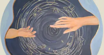 Картина художницы из Актау представлена в Национальном музее Казахстана